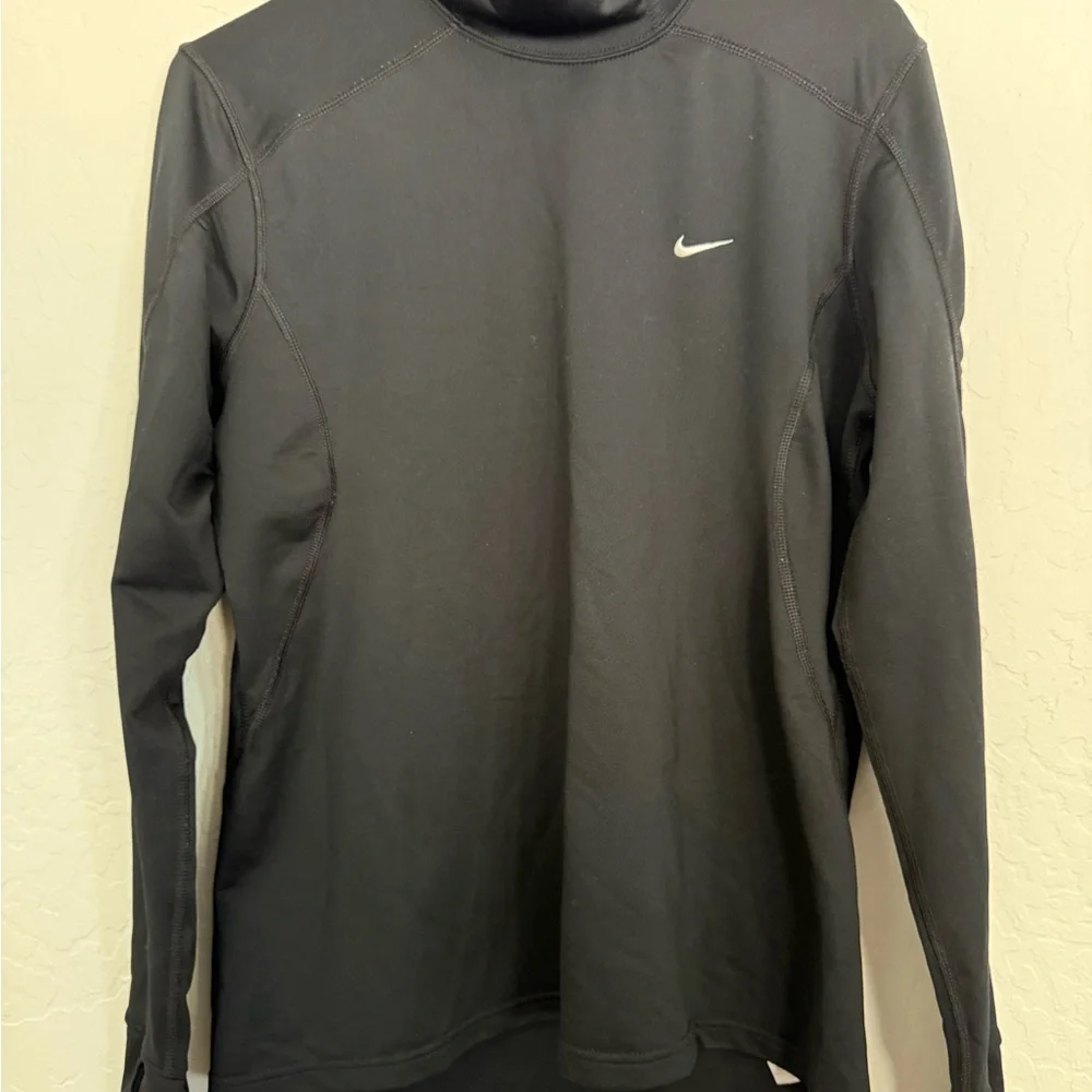 Nike Black Performance Long Sleeve Top - Picture 1 of 6